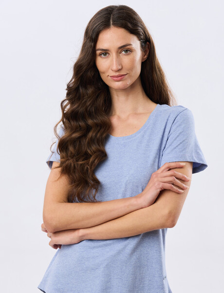 REMERA BÁSICA DE ALGODÓN Denim