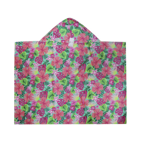 Toalla Con Capucha Bebé Döhler Velour 90 x 70 cm TROPICAL MAR 01