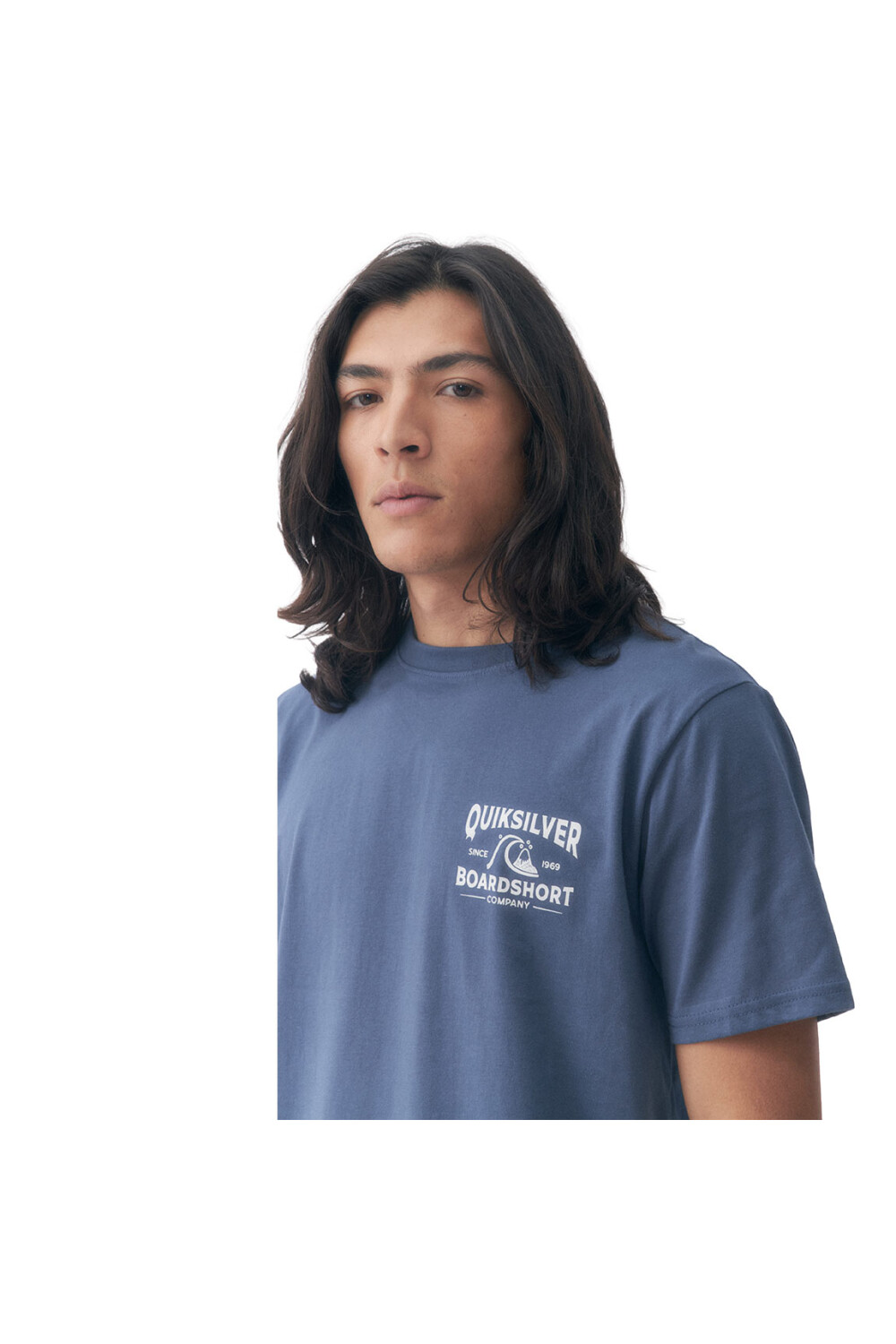 Quiksilver Remera TIME TESTED Hombre - Azul Azul