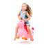 Burrito Unicornio Saltarín Inflable Goma Infantil C/Inflador Color Rosa