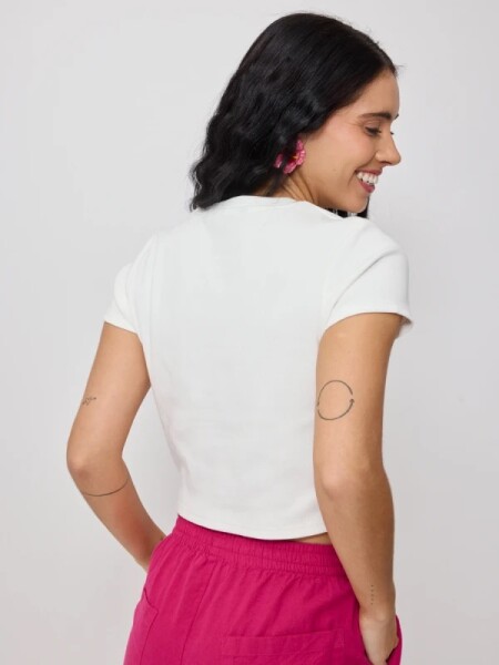 T-SHIRT RUSTY KINER BLANCO