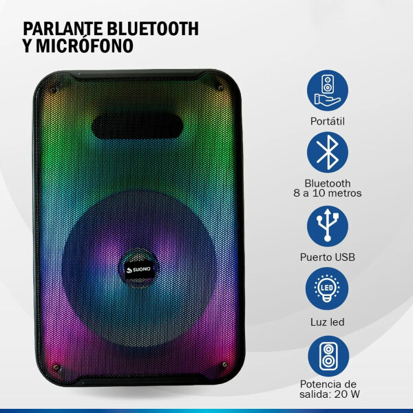 Parlante Kbroad Kts-2232 12" Micrófono PARLANTE KBROAD KTS-2232 12" BAT MIC