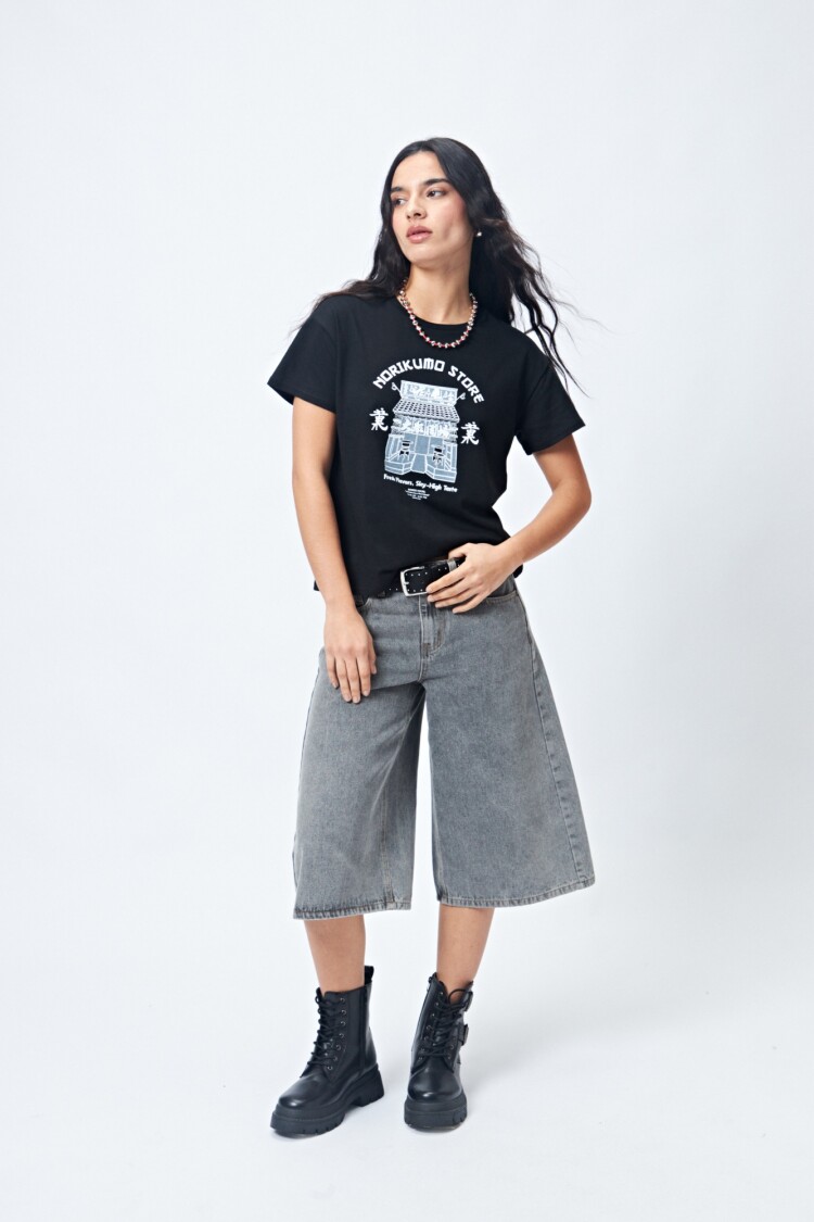 REMERA NORIKUMO Negro