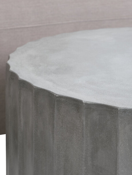 Mesa centro exterior DALER Ø70xA37 gris Mesa centro exterior DALER Ø70xA37 gris