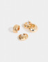 Bijou Cuff Set De Aros - Dorado