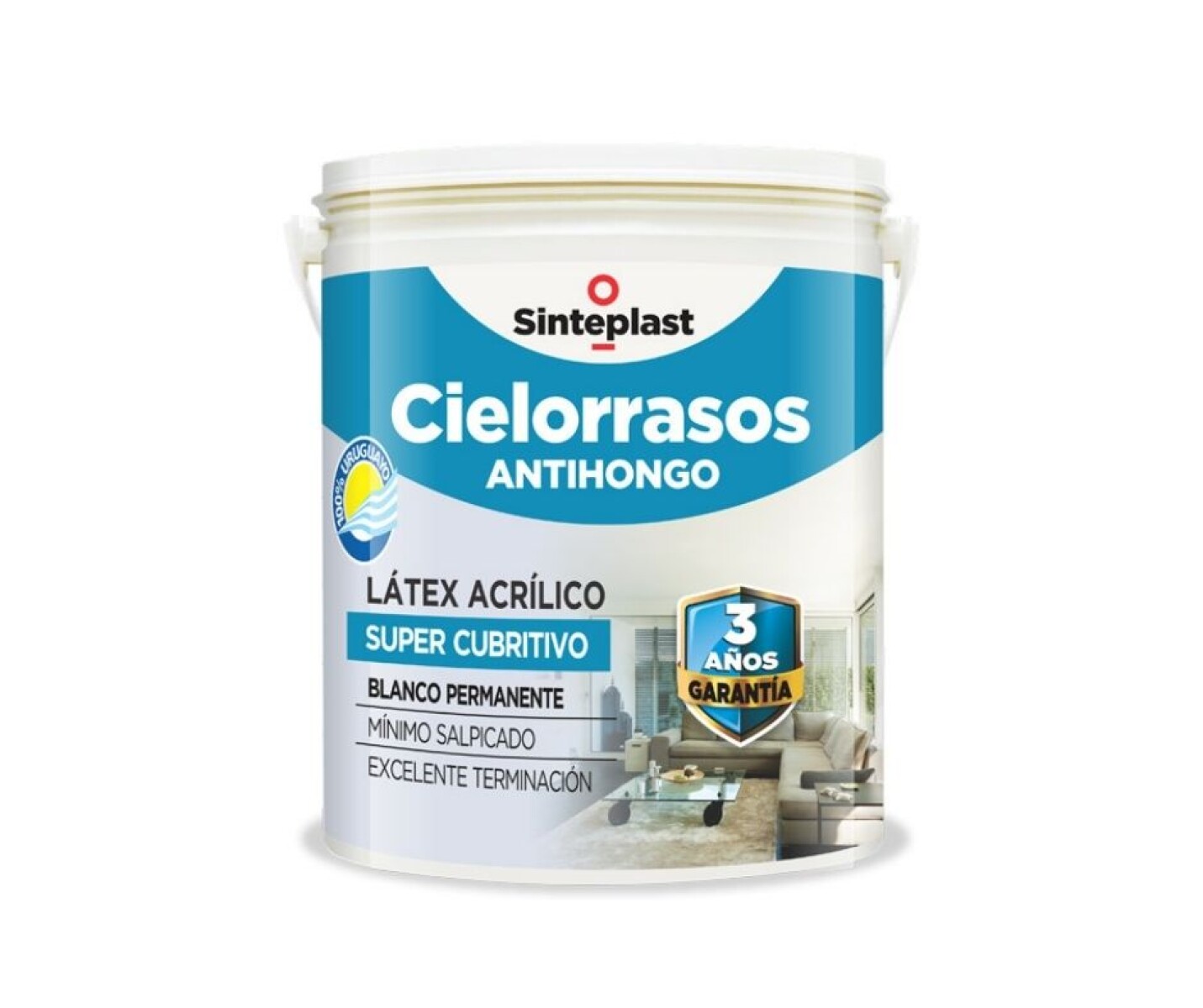 Cielorrasos anti hongo - 4 litros 