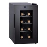 ENFRIADOR DE VINOS 20LTS. 8 BOTELLAS - DISPLAY TOUCH negro