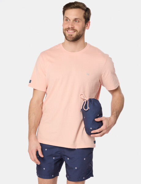 SHORT DE BAÑO ESTAMPADO Azul