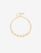 Pulseras Flexibles Metal Pulsera Bañado En Oro - Dorado