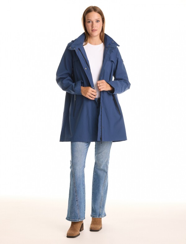 Gabardina Impermeable AZUL
