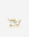 Broche Estampados Broche Acrílico Cupido - Blanco Crudo