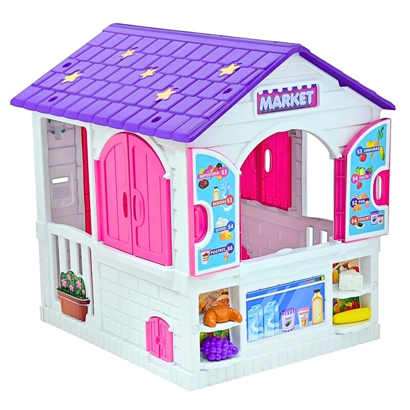 Casa de Jardín y Mercado 2en1 Playhouse Prinsel Casa de Jardín y Mercado 2en1 Playhouse Prinsel
