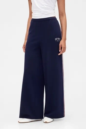 Pantalón Deportivo Super Baggy Mujer Navy Uniform