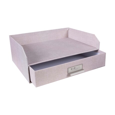 BANDEJA ESCRITORIO C/CAJÓN PAPEL NATURAL-BEIGE WALTER