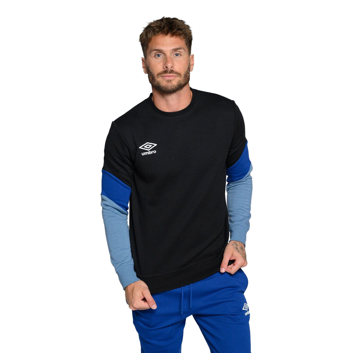 Buzo de Hombre Umbro Gradé - Negro - Azul Marino - Azul Piedra 