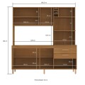 COCINA COMPACTA 8 PUERTAS 2 CAJONES BLUME - NATURAL/CHAMPAGNE COCINA COMPACTA 8 PUERTAS 2 CAJONES BLUME - NATURAL/CHAMPAGNE