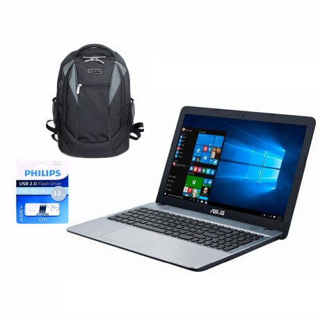 Notebook Asus Dualcore 3.0GHZ, 4GB, 500GB, 15.6", Win 10 001