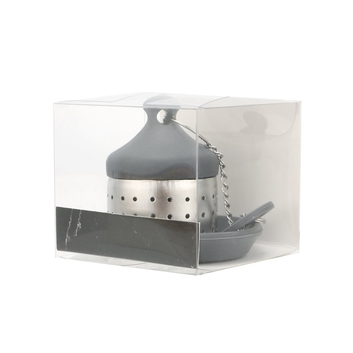 INFUSOR C/SOPORTE A.INOX/SILICONA GRIS 