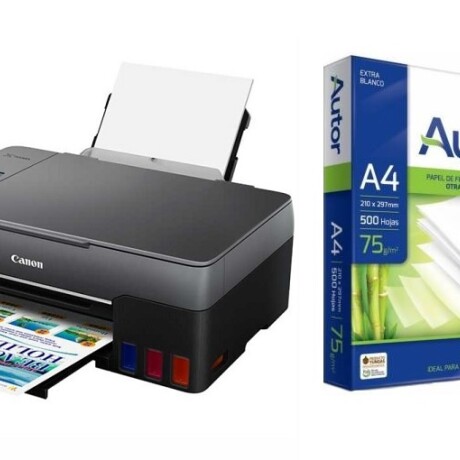 Impresora Multifuncion G2160 + Resma de 500 Hojas 001