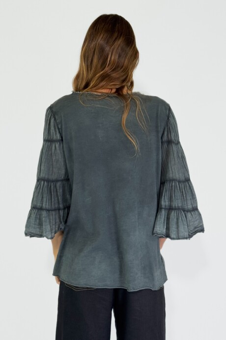 BLUSA CONDOTTI Gris Oscuro