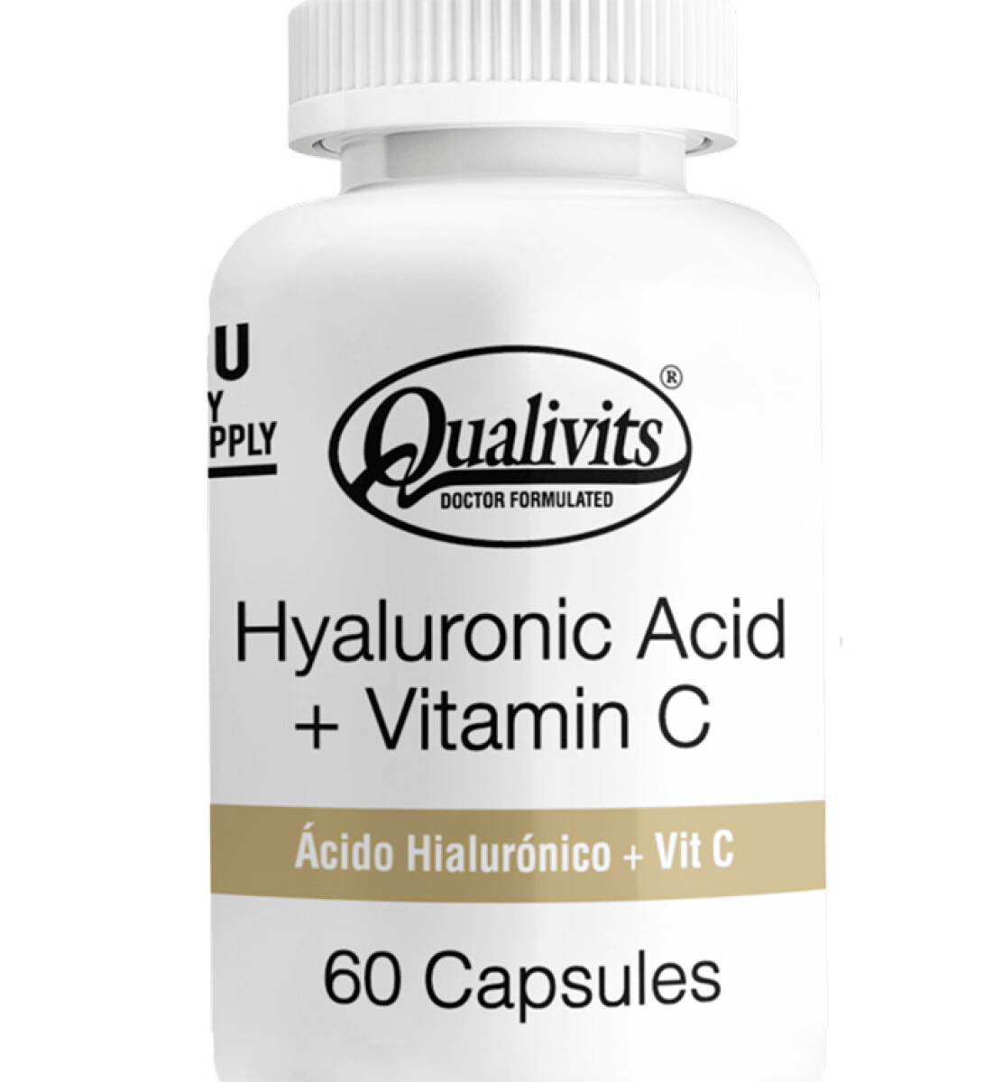 Qualivits - Ácido Hialurónico + Vit C - 60 Capsulas 