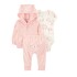 Conjunto Primera Muda Terry 3 piezas . ROSA PASTEL NUEVO