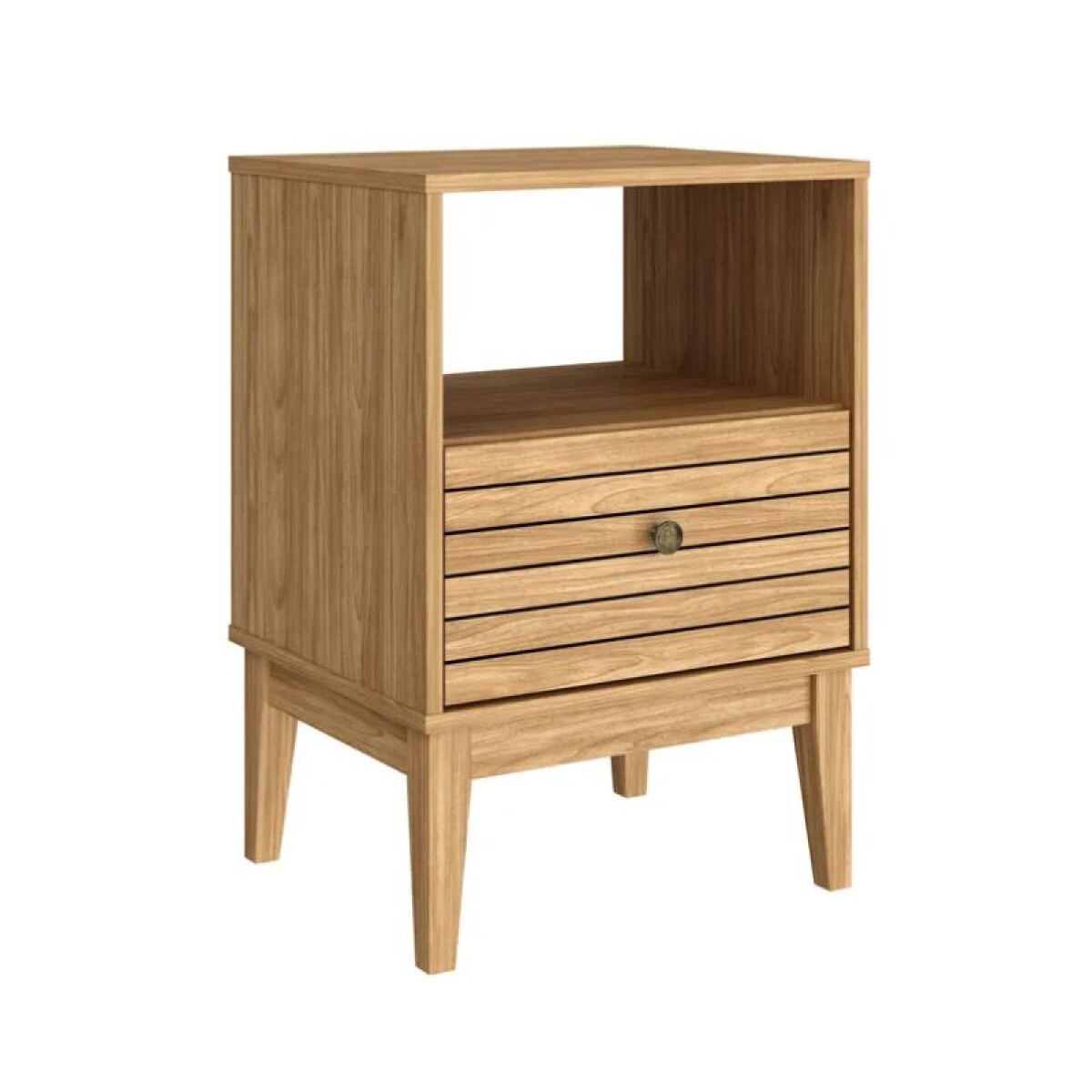 MESA DE LUZ 1 CAJON - LINEA RIPADO 