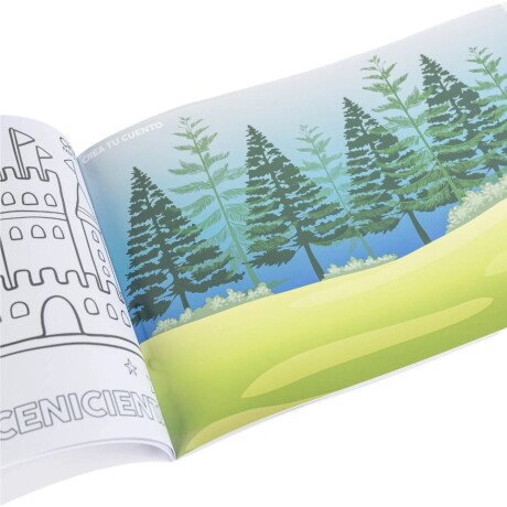 Libro para Colorear Cuentos Clasicos con Stickers 001