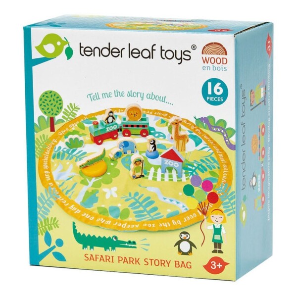 Tender Leaf Toys Set Alfombra Zoologico Animales Madera Tender Leaf Toys Set Alfombra Zoologico Animales Madera