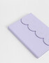 Anotadores Cuadernos y Memos Texturada Cuaderno A5 Bordado - Violeta Lila