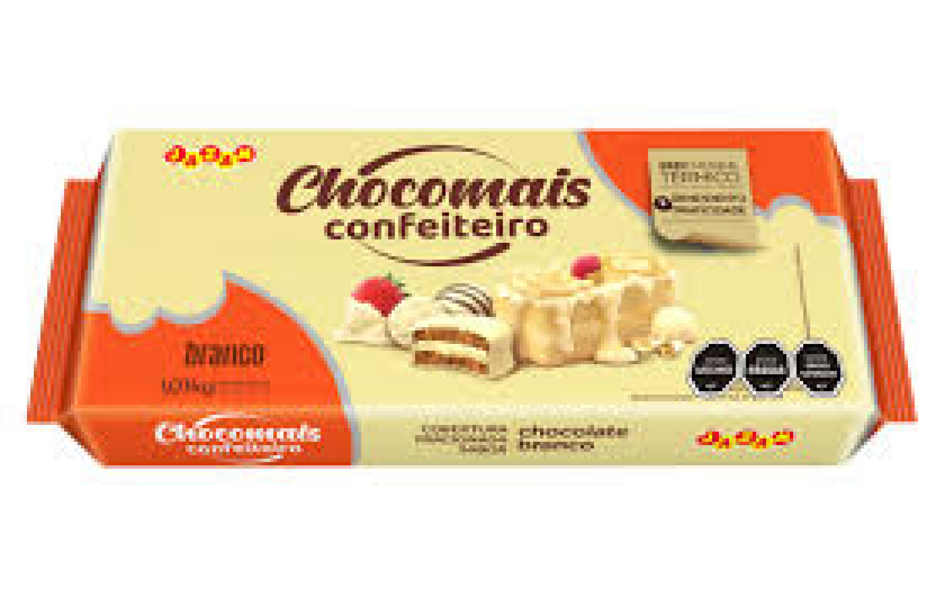 CHOCOLATE. COBERTURA JAZAM BARRA. BLANCO 1KG (CHOCOMAIS) 