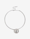 Collares Cortos Metal Collares Cortos, Metal Balls - Plateado Rodio