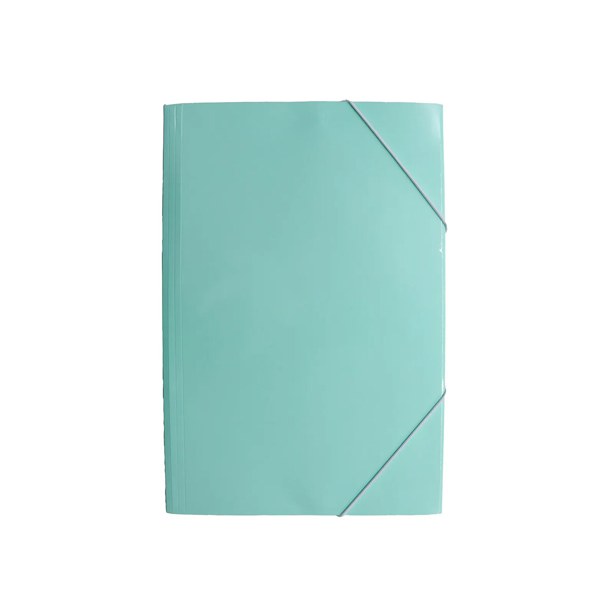 Carpeta A4 clasica con elástico 36x25cm - Verde 
