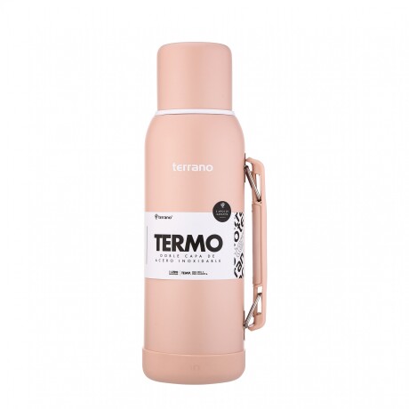 Termo Terrano Slim 1L con Base de Silicona ROSA