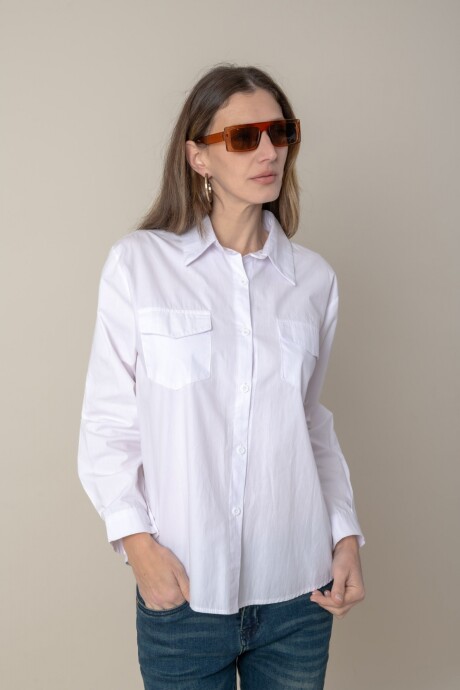 CAMISA MIEL Blanco