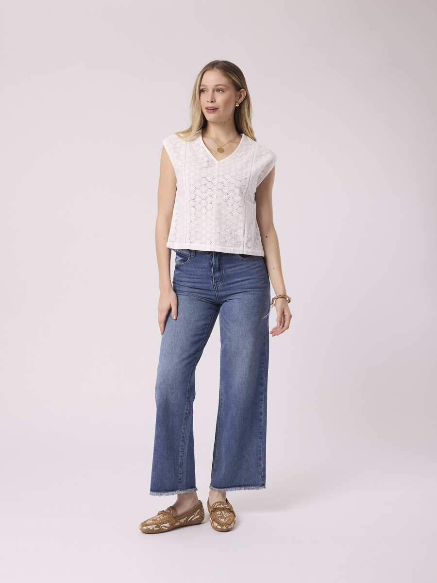 Blusa broderie 