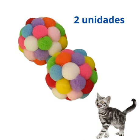 PELOTA MULTI COLORES CAT TOYS Pelota Multi Colores Cat Toys