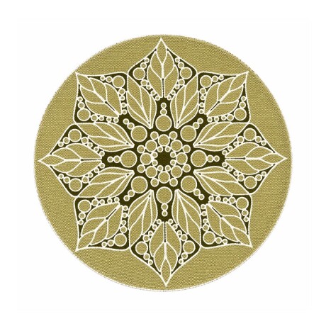 ALFOMBRA TEJIDA PERSA REDONDA 60CM DE DIAMETRO VARIOS DISEÑOS 001