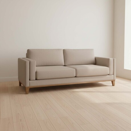 SILLÓN 3 CUERPOS TELA-PREMIUM NATURAL-BEIGE LUXOR PREMIUM EASY CLEAN BEIGE