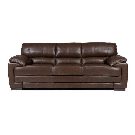 Sofá Oxford - Cuero Advanced - 3 cuerpos Smoke - (Preventa)