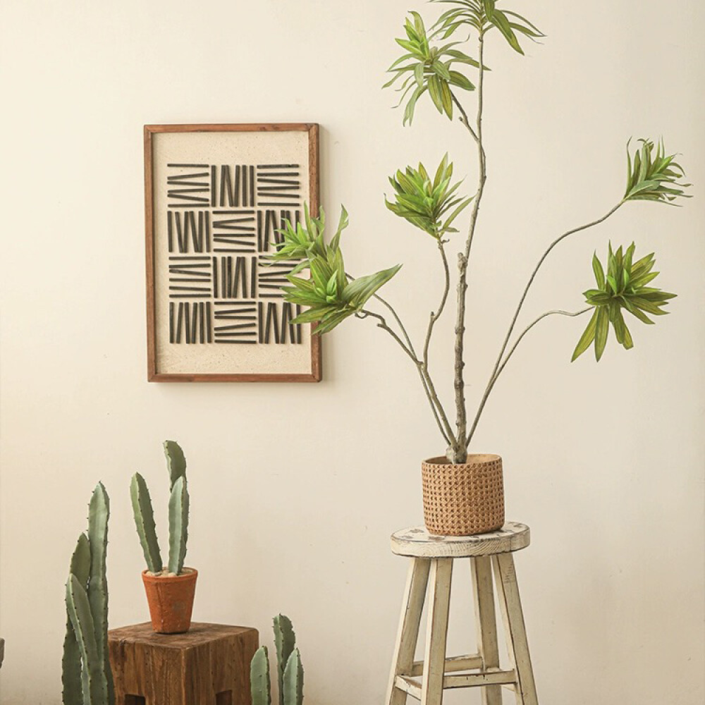 CUADRO DECORATIVO MADERA MACIZA - 62 Cm x 42 Cm - LÍNEA RÚSTICA N°8