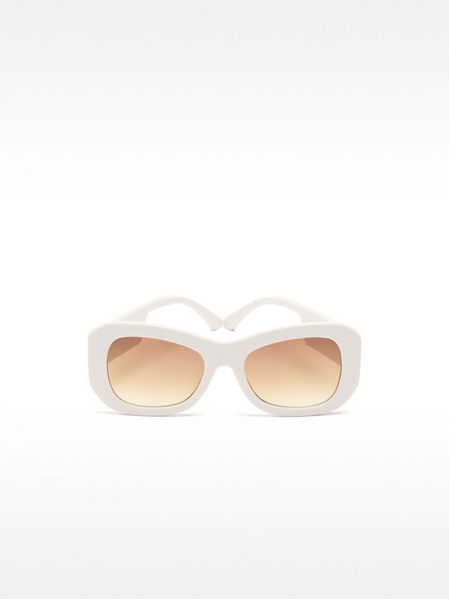Gafas De Sol Cuadradas crudo