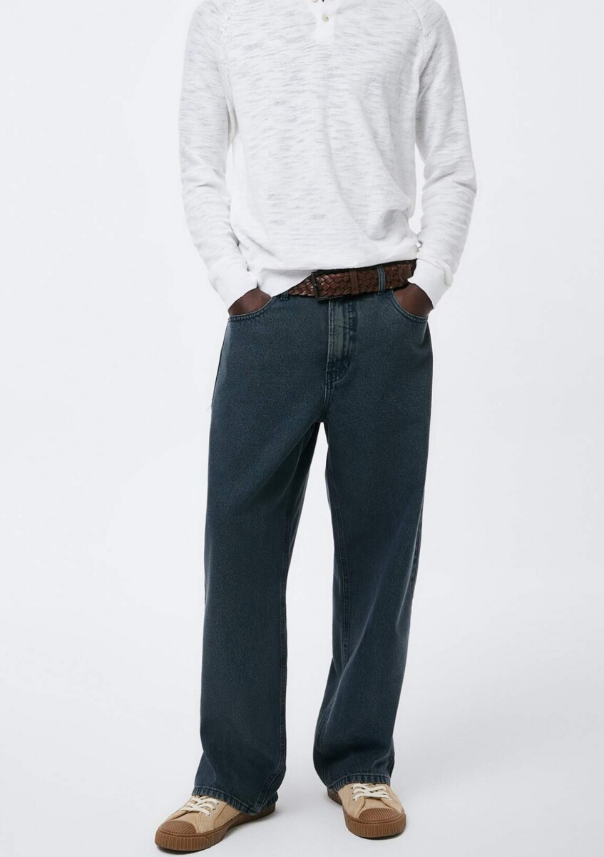 PANTALONES VAQUEROS CÓMODOS - AZUL 