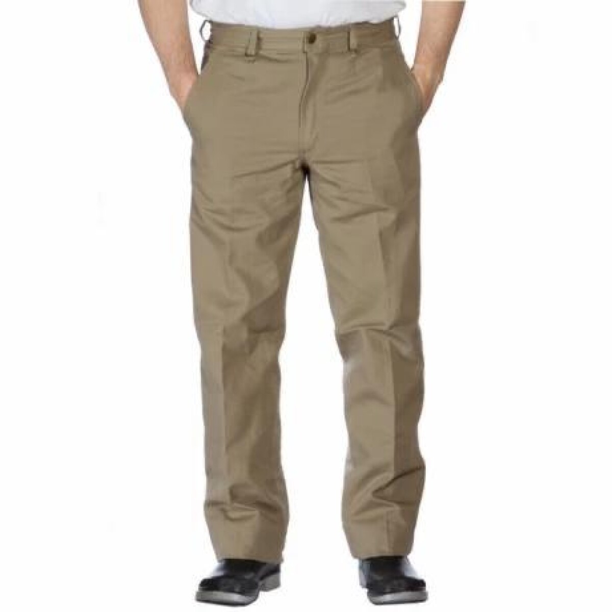 PANTALON DE TRABAJO CLASICO - - BEIGE 