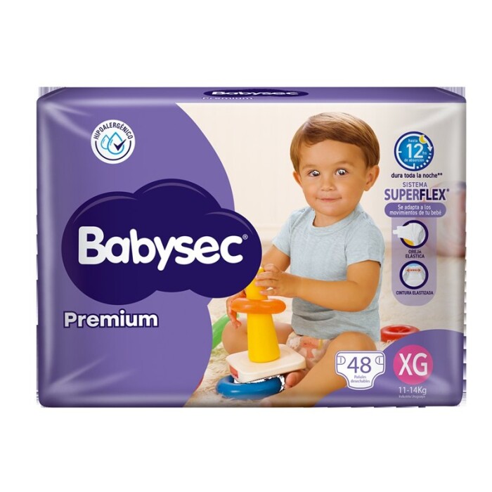 BABYSEC PREMIUM JUMBO XGRANDE PAQ. X 48 única