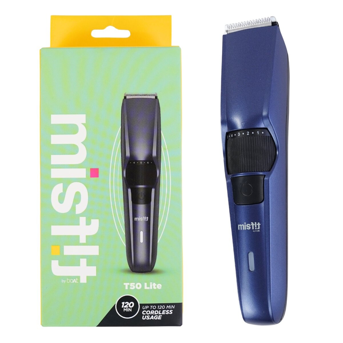 Corta barba T50 recargable con accesorios 