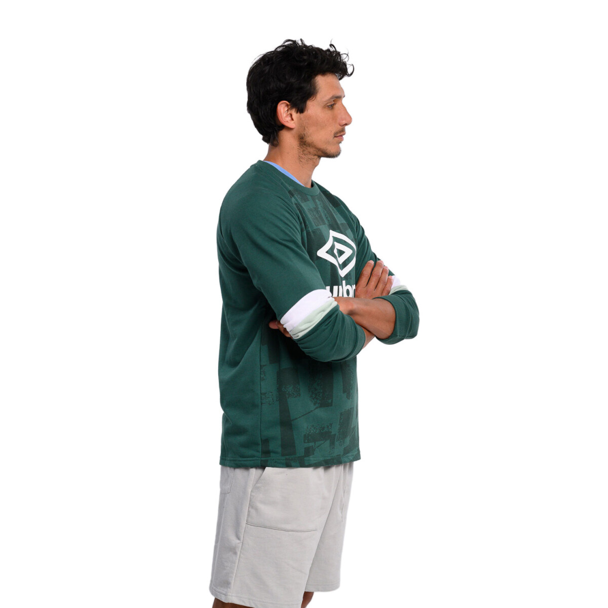 Buzo de Hombre Umbro Printed Umbro - Verde - Blanco - Verde 
