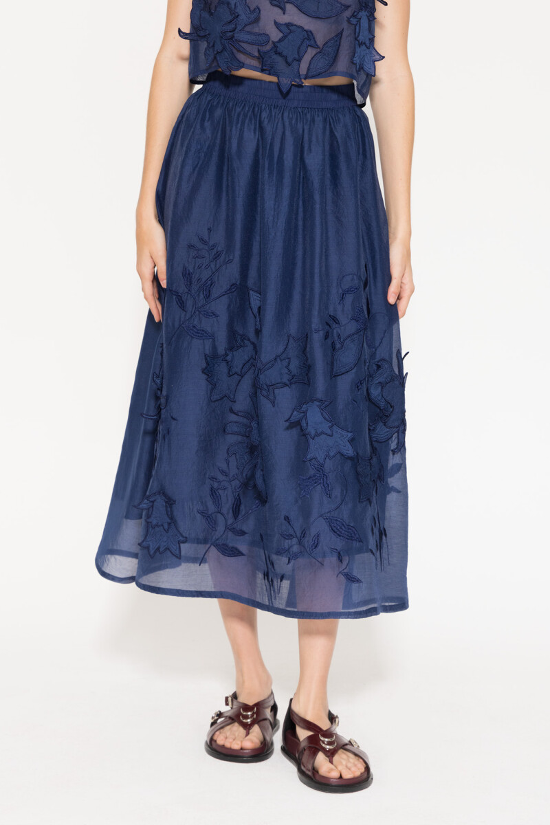 POLLERA TROPEZ Azul Marino