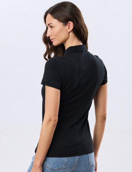 REMERA POLO PIQUÉ Negro