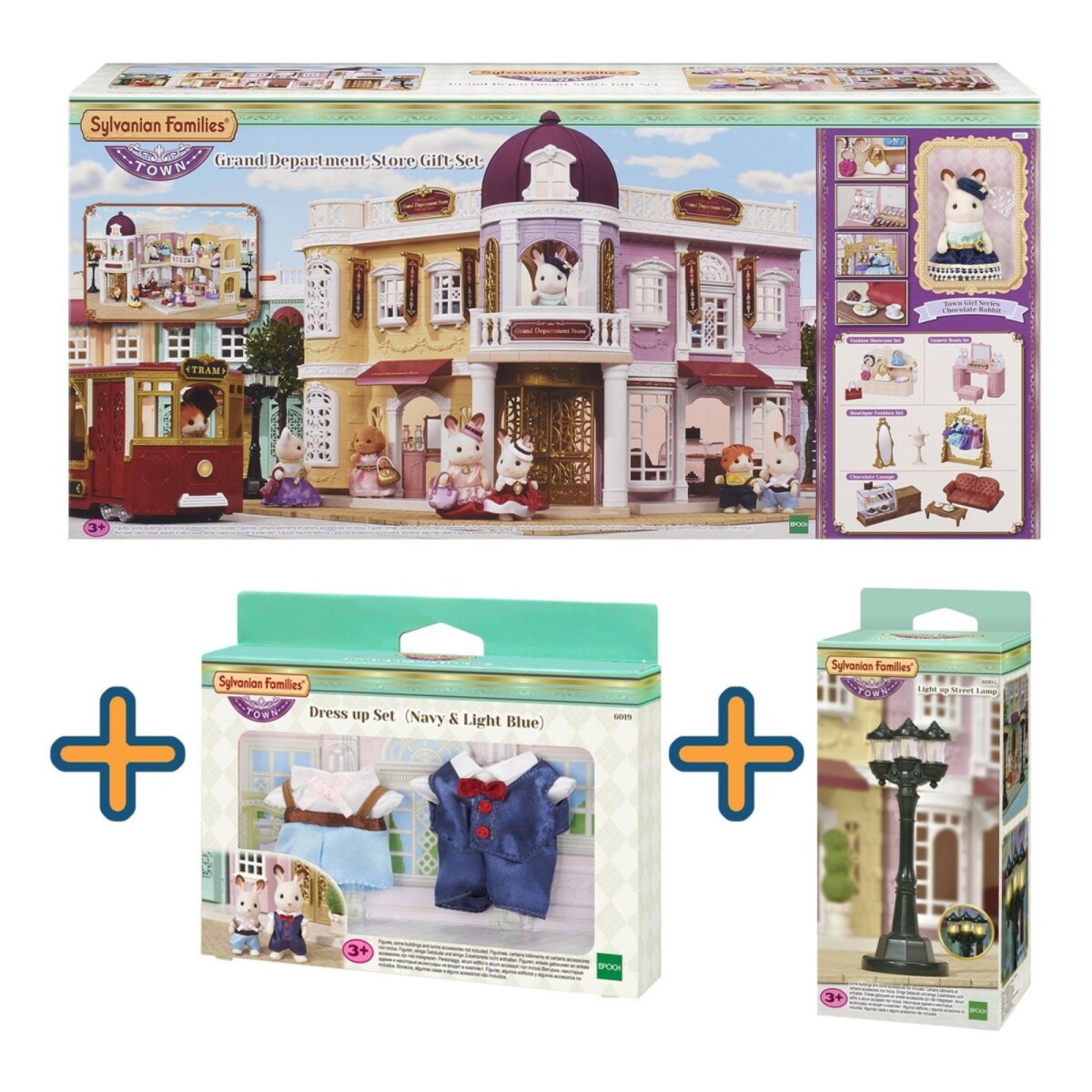 Sylvanian Families Tiendas Shopping Set Muñeco + Regalo 